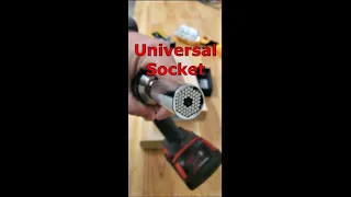 Universal Socket with Drill Adapter Review #shorts
