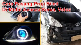 Tutorial Cara Pemasangan Proji Biled Headlamp Di Mobil Avanza Veloz Xenia