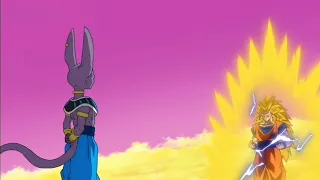Goku vs Beerus l Goku meets Beerus for the first time | Part 1