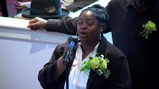 Sgt. Breonna Moffett's mother speaks at her funeral