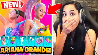 Reacting to the ARIANA GRANDE CONCERT! (Fortnite - Battle Royale) Chica