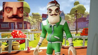 Hello Neighbor - My New Neighbor Butcher Tennis (Secret Neighbor) Act 2 Gameplay Walkthrough