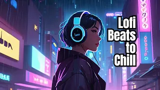 Rainy night in an empty alley in ibiza🌧️ lofi hip hop & chillhop mix [ beats to relax / chill to ]