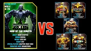 Real Steel WRB FINAL Zeus (Champion) Series of fights GOLD NEW ROBOT (Живая Сталь)