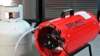 Bromic Heat-Flo LPG Blow Heater | HF20 Model in Action