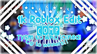 1K ROBUX EDIT COMP WINNERS!!!! 🥳🤩✨🫧 || *TYSM TO WHO JOINED* || Roblox 2022 || READ PINNED 📌