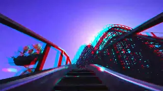 3D Roller Coaster VIDEO 3D ANAGLYPH RED CYAN Full HD 1080p POV Ride   YouTube 720p