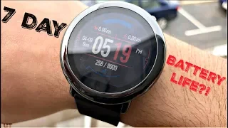 Best Battery Life On A Smart Watch? (Huami AMAZFIT Pace)