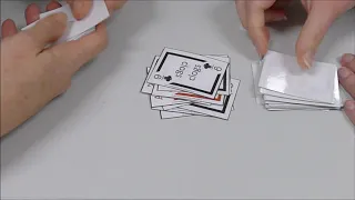 Slapjack with phonics playing cards