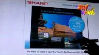 InfoComm 2011: Sharp Electronic Demos Its Digital Interactive Whiteboard