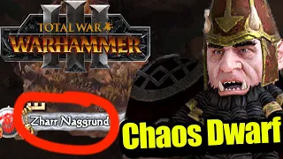 Chaos Dwarf's Land in Warhammer3