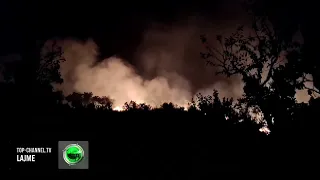 Top Channel/ Shuhet zjarri i madh në Lushnjë/ Në Zhamë kërcënoi banesat e fshatit