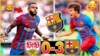 BARÇA 3-0 STUTTGART ! DEPAY RÉGALE ET MARQUE ! YUSUF DEMIR PREMIER BUT