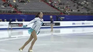 Alina Zagitova World Junior Championships 2017 SP WU