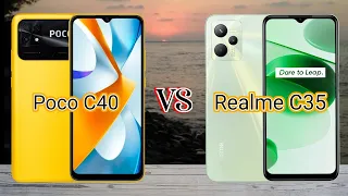 Poco C40 Vs Realme C35 Full Specs Comparison #poco #realme