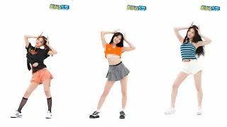 [MIRRORED DANCE COMPARISON] Yeji Ryujin & Chaeryeong - Sneakers (ITZY)