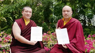 A Joint statement Regarding the Reincarnation of Kunzig Shamar Rinpoche