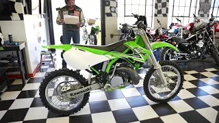 THE LAST NEW NOS 2002 KAWASAKI KX250 2 STROKE THE LAST MOHICAN UNOBTANIUM