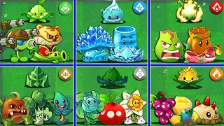 6 Team Mint Plants Battlez - Who Will Win? - Pvz 2 Team Plant vs Team Plant