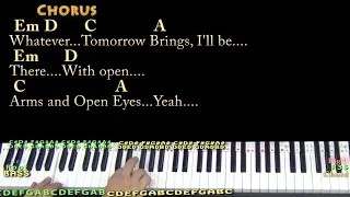 Drive (Incubus) Piano Cover Lesson in Em with Chords/Lyrics