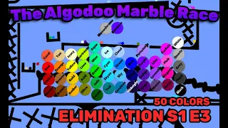 Algodoo Marble Race Elimination S1 E3