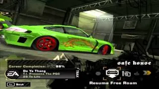 فتح جميع سيارات وخريطةNeed for Speed Most Wanted 2005