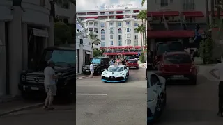 Prince of Qatar driving 6M€ Bugatti Divo 💙🤍