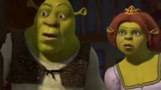 All of Shrek 2 but every time they say Donkey it speeds up by 100% and the sound breaks