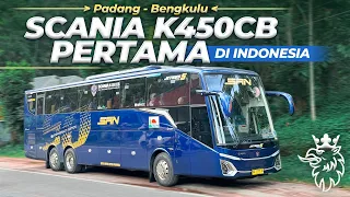 TENAGA MONSTER LIBAS TANJAKAN SITINJAU LAUIK‼️SAN Scania K450 CB Padang Bengkulu