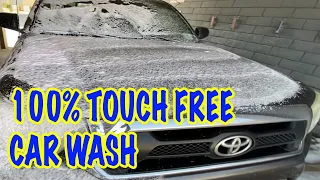 100% TOUCH FREE CAR WASH! How to wash your car!