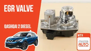 How to replace the EGR valve Qashqai mk2 1.6 dCi ♻️