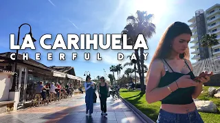 La Carihuela Torremolinos Spain Cheerful Day March 2024 Update | Málaga [4K]