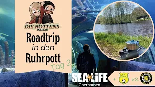 DieRottens Reisen. ROADTRIP in den Ruhrpott TEIL2 Sealife, Essen, Oberligaspiel @VfBAuerbach