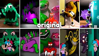 Garten of BanBan 4 - ALL Original vs FNF | Friday Night Funkin' Comparison