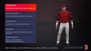 MLB The Show 21 How to start a franchise WITH CREATED TEAMS ONLY