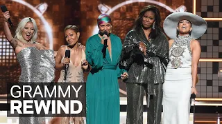 Michelle Obama, Lady Gaga, Alicia Keys, J. Lo & Jada Pinkett Smith Open 2019 GRAMMYs | GRAMMY Rewind