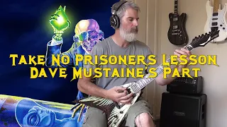 Take No Prisoners Megadeth Lesson - Dave Mustaine's Part