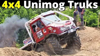 4x4 Unimog Trucks in Extreme Off-Road Actions, Tricks, Hillclimb & More! Europa Truck Trial