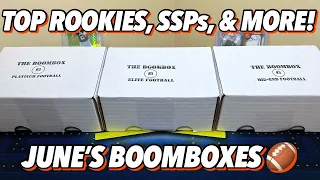 Opening June's Football Boomboxes! Elite, Platinum, & Mid-End!