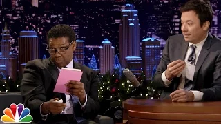 Denzel Washington Dramatically Reads Greeting Cards