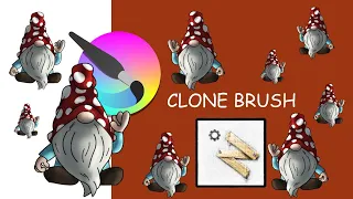 Krita - How to use the clone brush to retouch photographs (or anything else!)😮