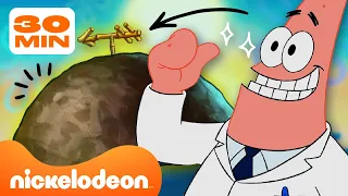 SpongeBob | 30 minut pod głazem Patryka ⭐️ | Nickelodeon Polska