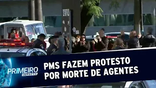 Policiais protestam por morte de agentes durante ronda no RS | Primeiro Impacto (28/06/19)