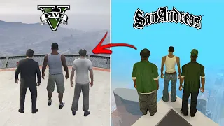 Diferencias entre LUGARES de GTA San Andreas vs GTA 5 - Grand Theft Auto V