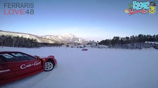 Ferrari F40 Running in the snow [TOP Ferrari F40]