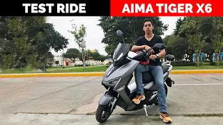 Aima Tiger X6 / Test Ride / ¡Revolucionando las scooters eléctricas!