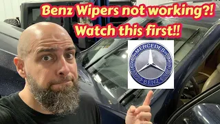 Mercedes wipers wont work