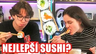 OCHUTNÁVKA NEJLEPŠÍHO SUSHI ROZVOZU 🍣🍱 w/@lucypusy13