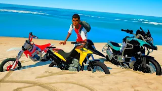 ENCONTREI MINI MOTOS DE CRIANÇAS ENTERRADAS NA PRAIA DO GTA 5 MODS