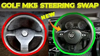 Steering Wheel Upgrade |  VW Golf/Jetta Mk5